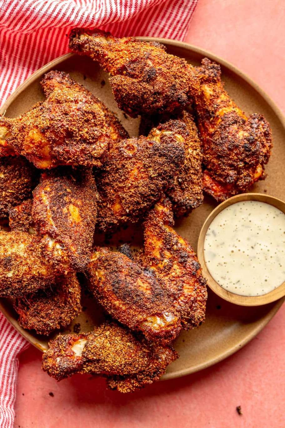 Crispy Dry Rub Chicken Wings Crispy Dry Rub Chicken Wings