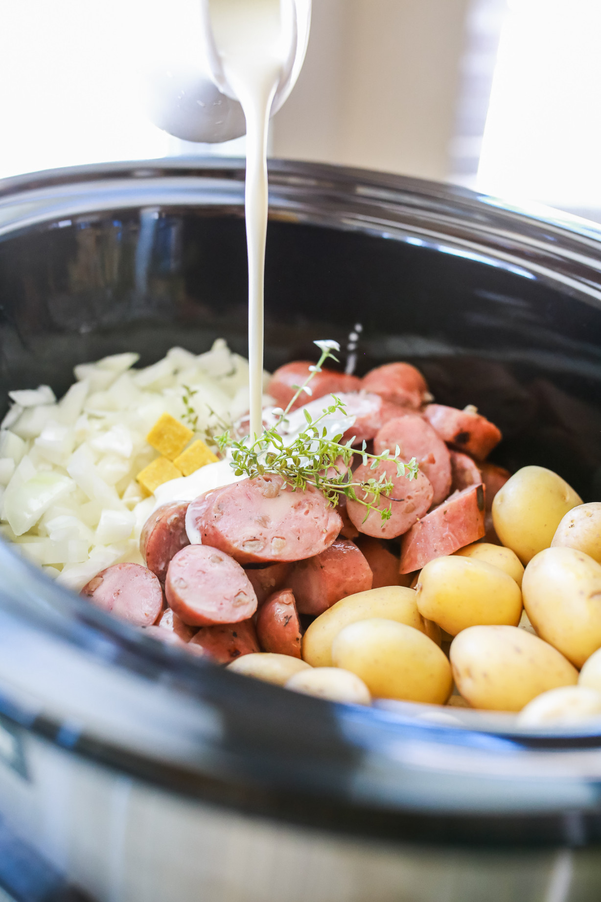 Crockpot Chicken Apple Sausage Chowder Crockpot Chicken Apple Sausage Chowder