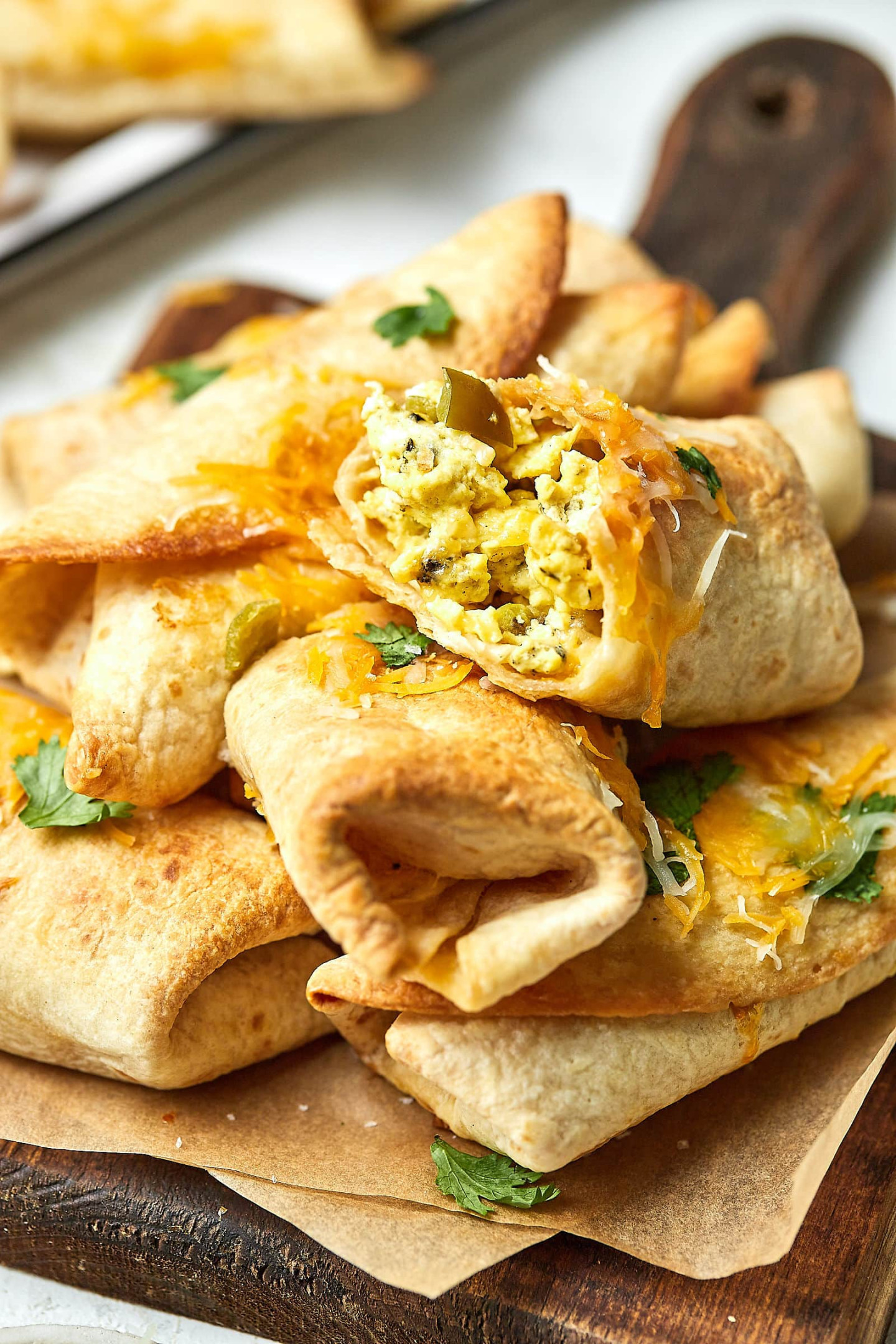 Healthy Breakfast Taquitos - Sweet Savory and Steph