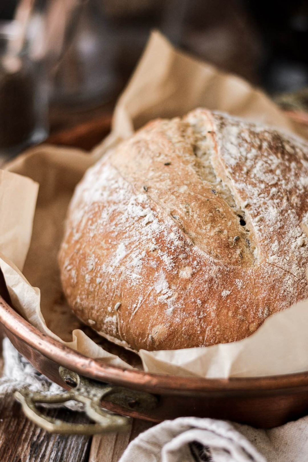 High Altitude No Knead Bread (Rustic Artisan Boule) High Altitude No Knead Bread (Rustic Artisan Boule)