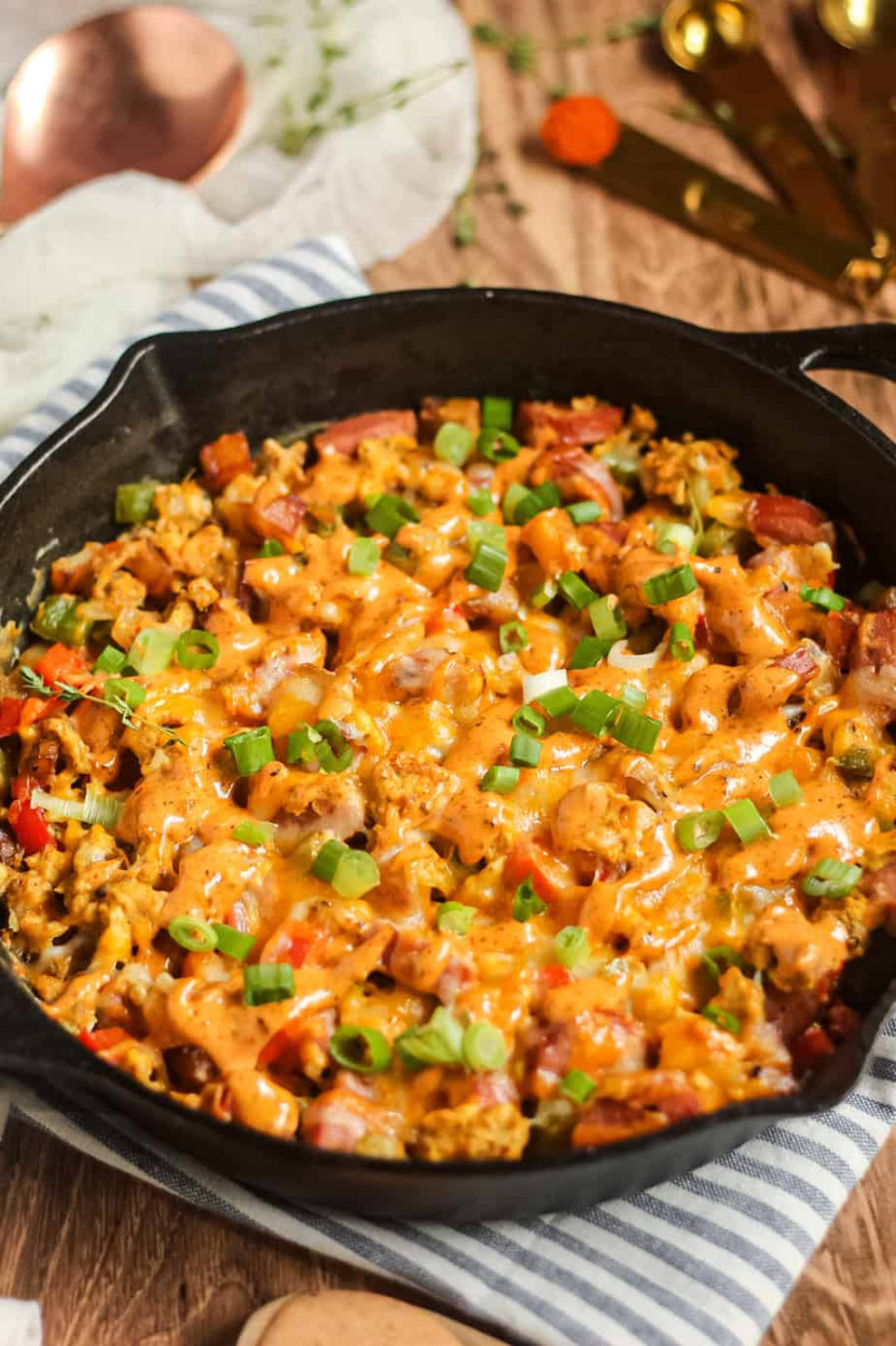 Loaded Creole Breakfast Skillet Loaded Creole Breakfast Skillet