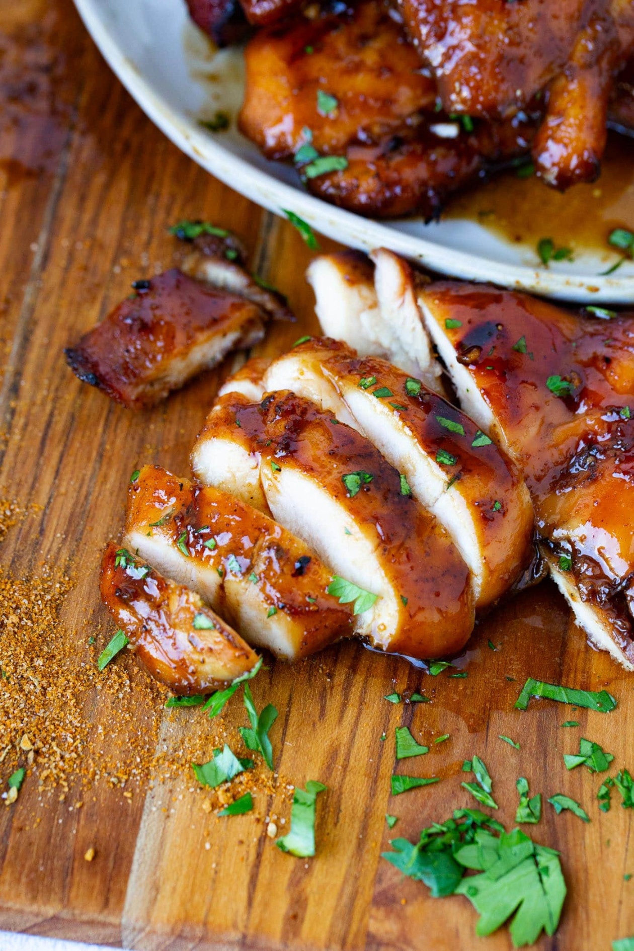 Marinated Smoked Chicken Thighs on the Traeger