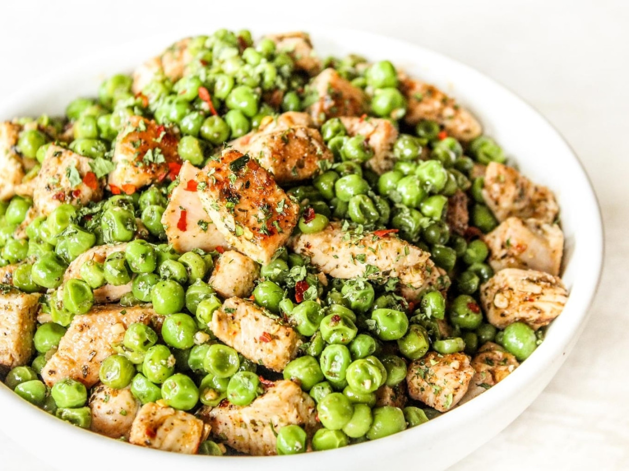 -Minute Italian Chicken & Peas -Minute Italian Chicken & Peas