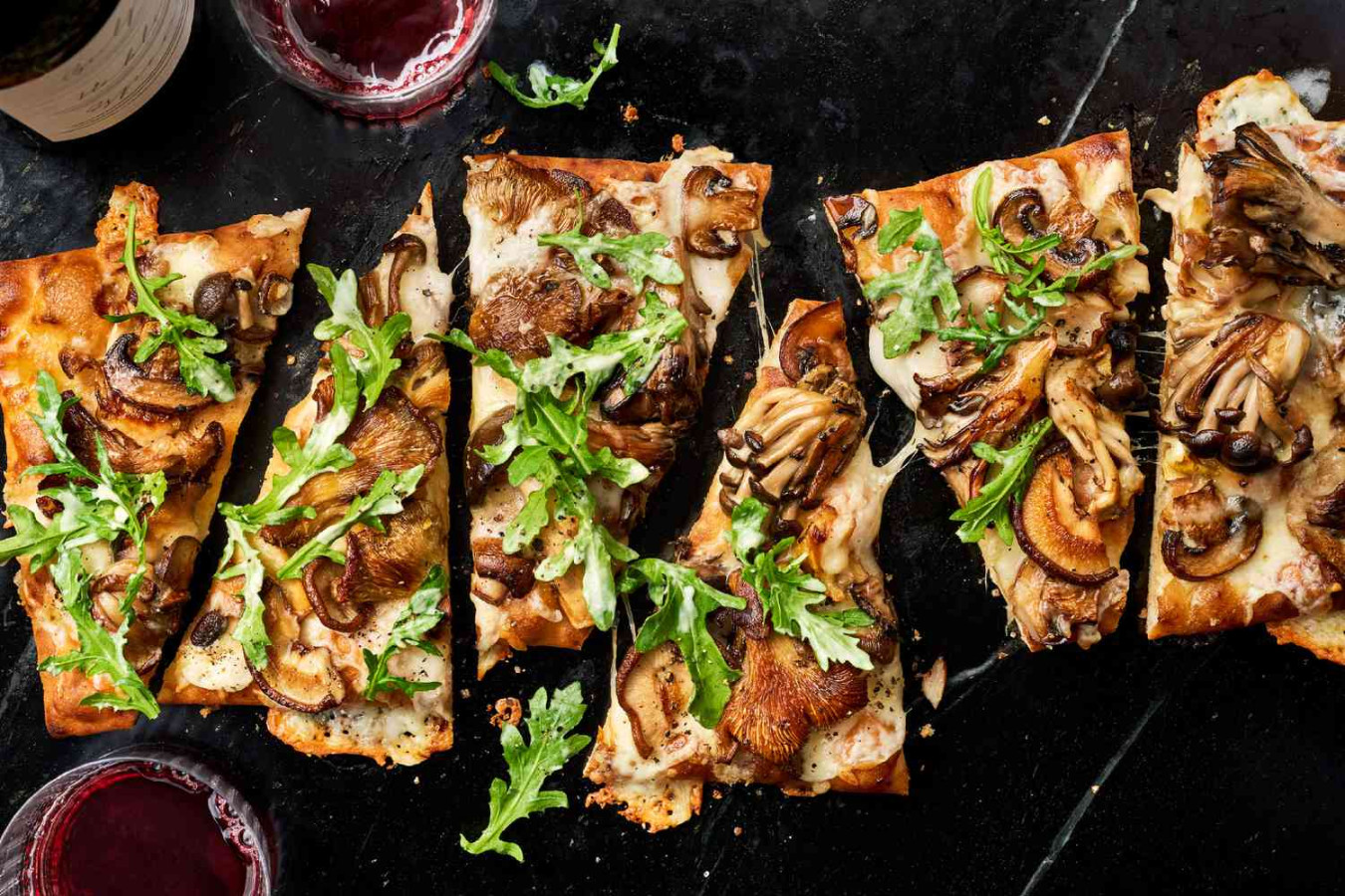 Mushroom Flatbread with White Miso Mushroom Flatbread with White Miso