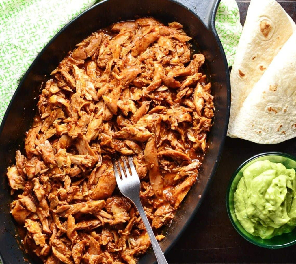 Oven Pulled Chicken Recipe the Healthy Way Oven Pulled Chicken Recipe the Healthy Way