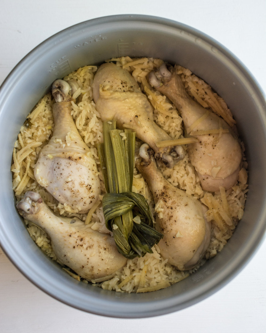 Rice Cooker Hainanese Chicken Rice Rice Cooker Hainanese Chicken Rice