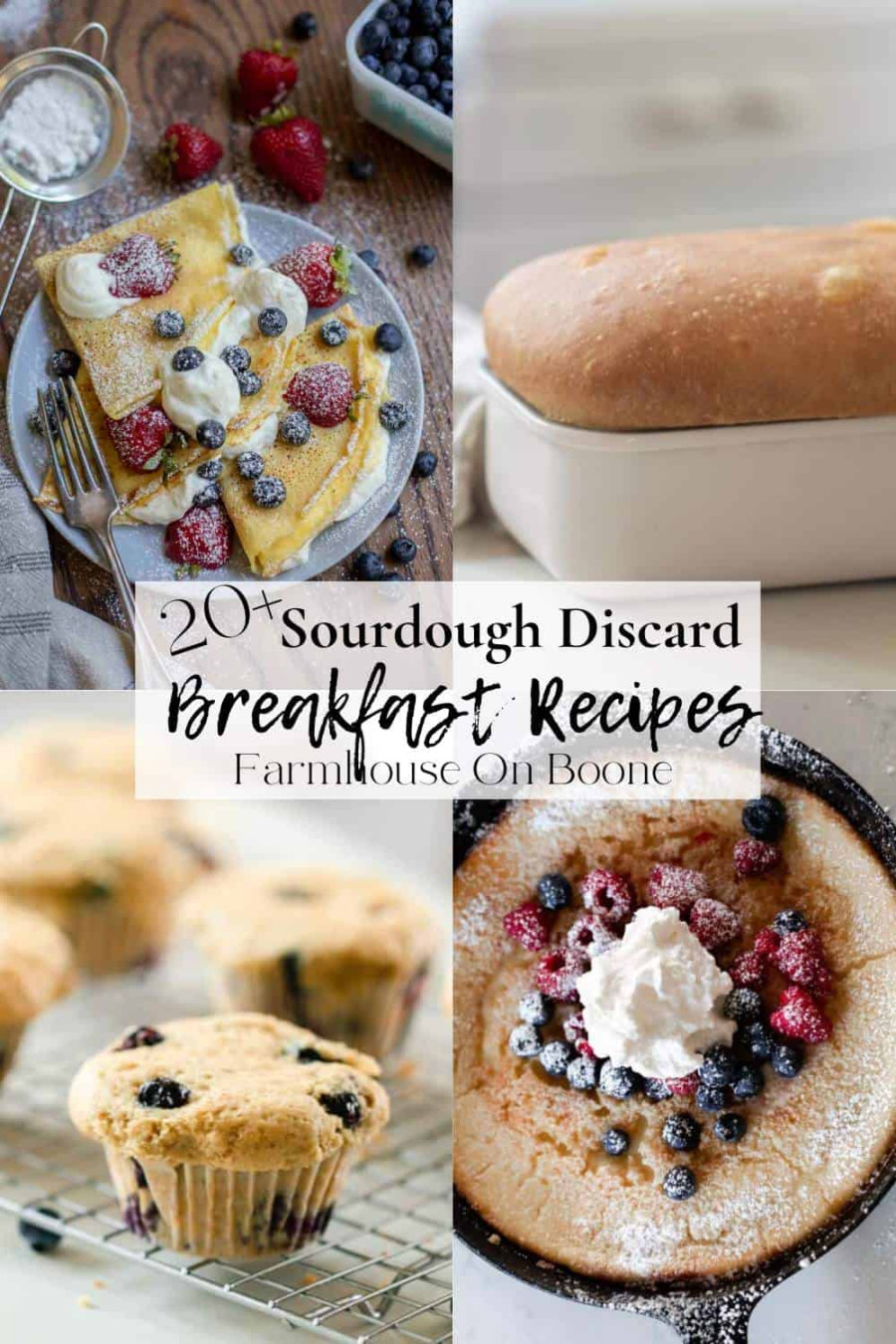 + Sourdough Discard Breakfast Recipes - Farmhouse on Boone