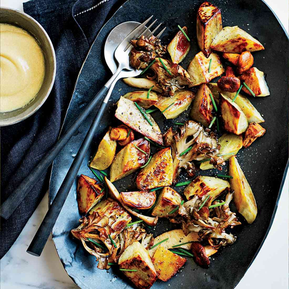 Sweet Potato and Mushroom Salad Sweet Potato and Mushroom Salad