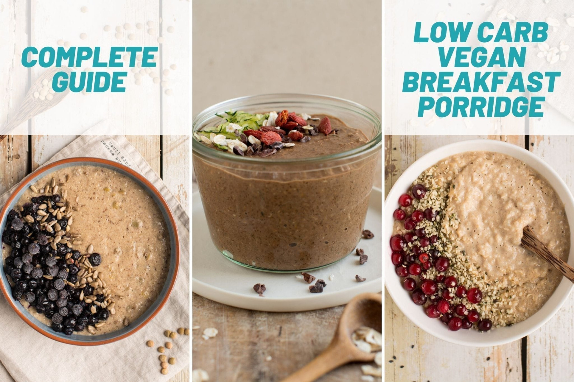 The Complete Guide to Low Carb Vegan Breakfast Porridge [Video The Complete Guide to Low Carb Vegan Breakfast Porridge [Video