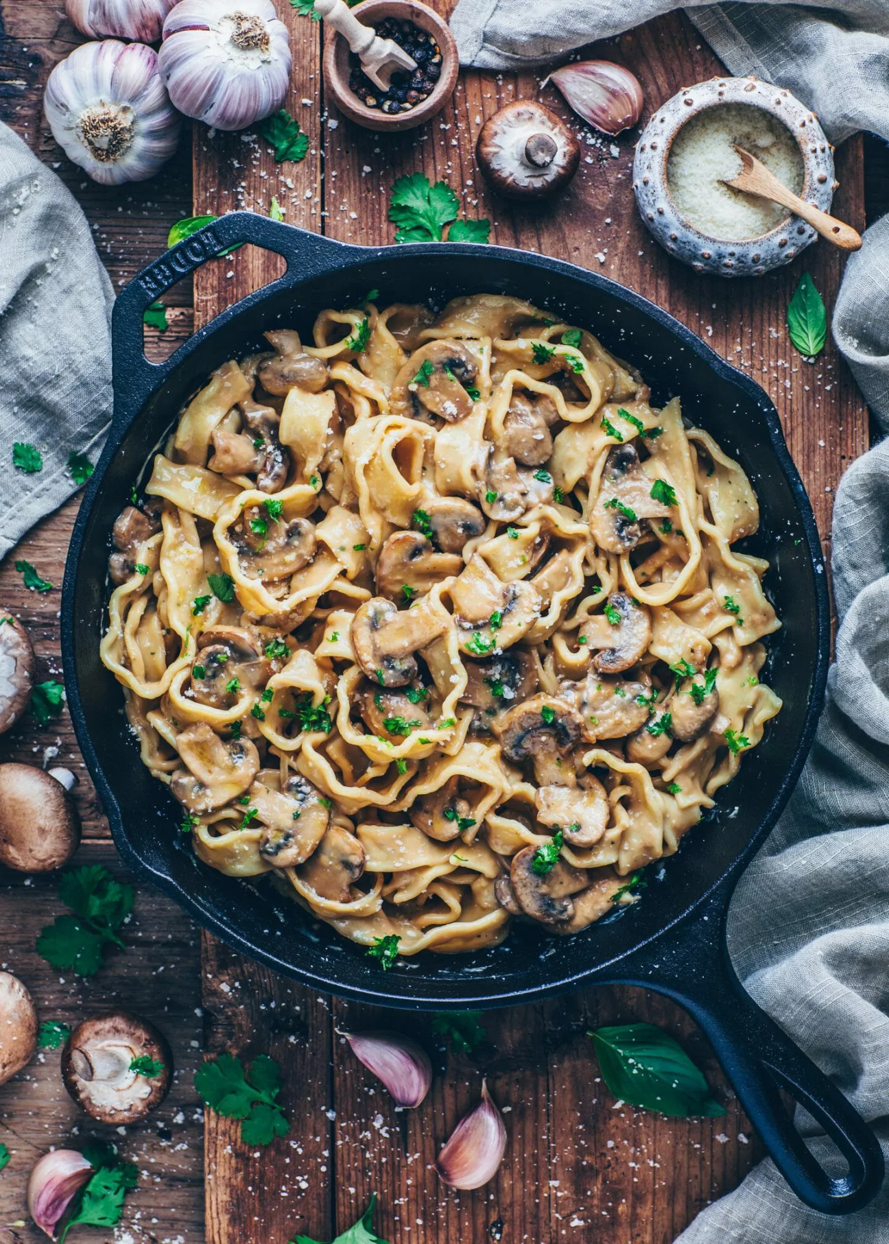 Vegan Mushroom Stroganoff Vegan Mushroom Stroganoff