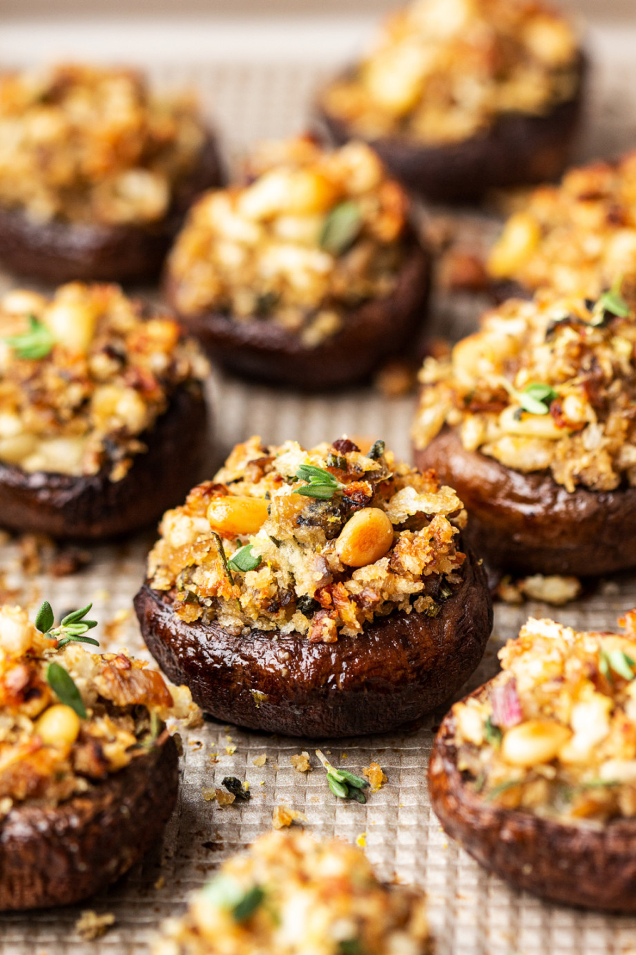 Vegan stuffed mushrooms Vegan stuffed mushrooms