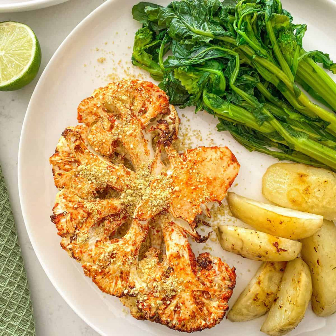 Air Fryer Cauliflower Steak