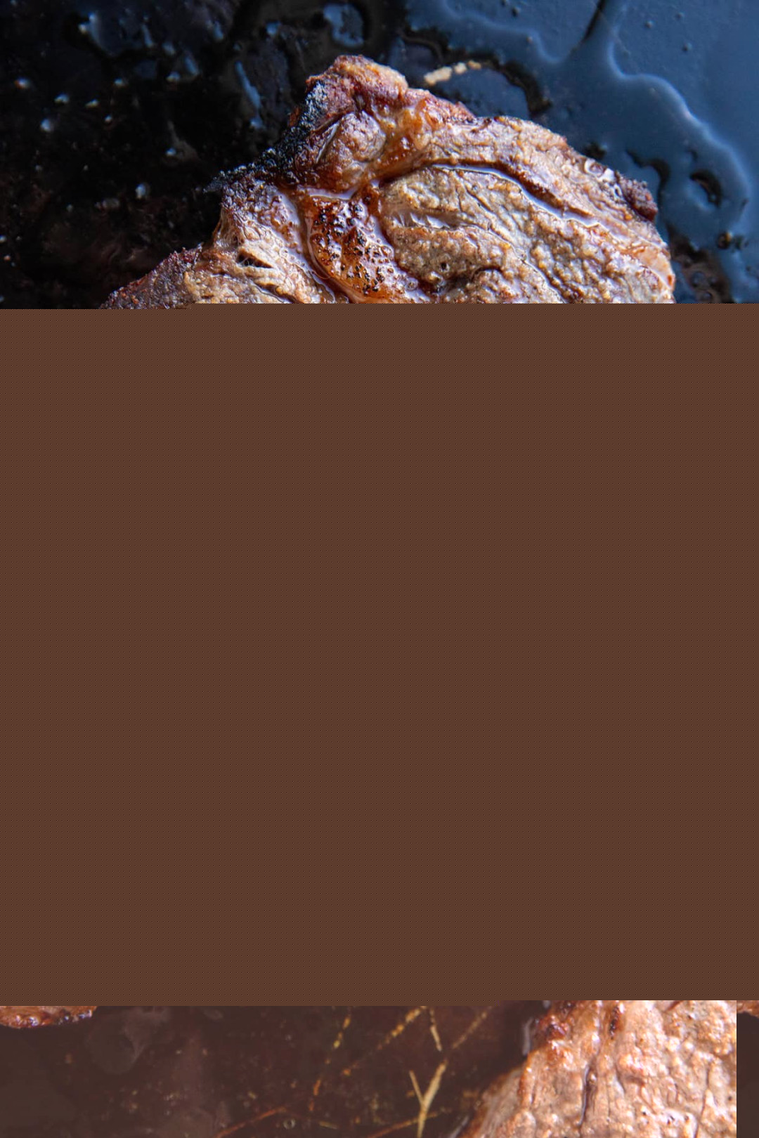 Broiled Ribeye Steak