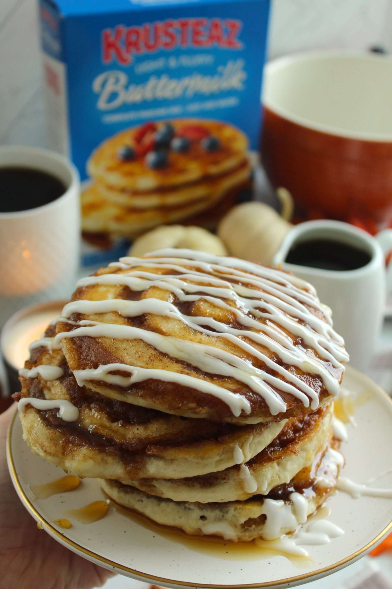 Cinnamon Swirl Pancakes