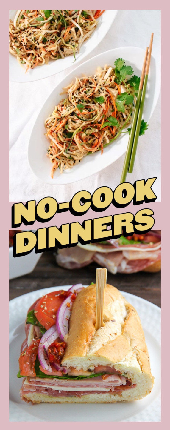 Cool And Easy Dinners You Can Make Without Turning Your Stove On