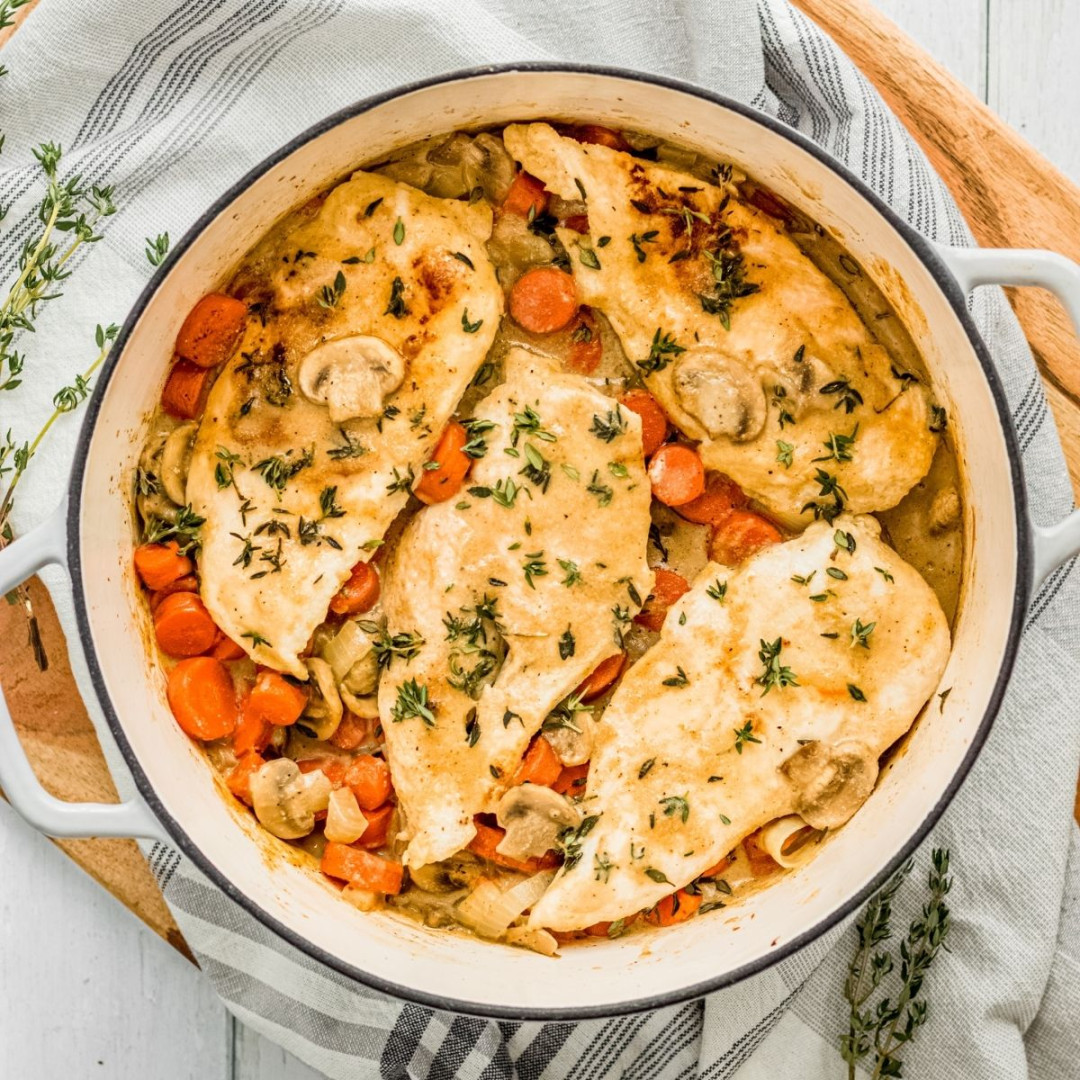 Dutch Oven Chicken Breast and Vegetables Dutch Oven Chicken Breast and Vegetables