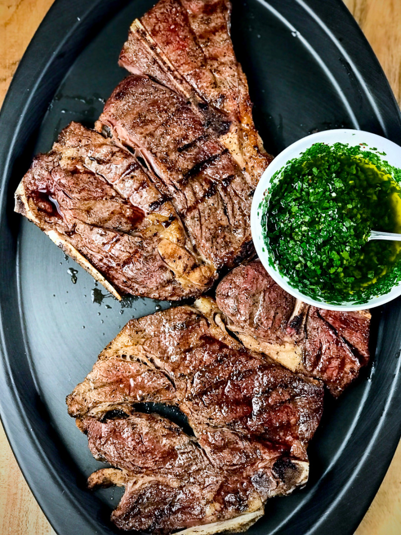 GRILLED THIN -BONE CHUCK STEAKS - The Genetic Chef