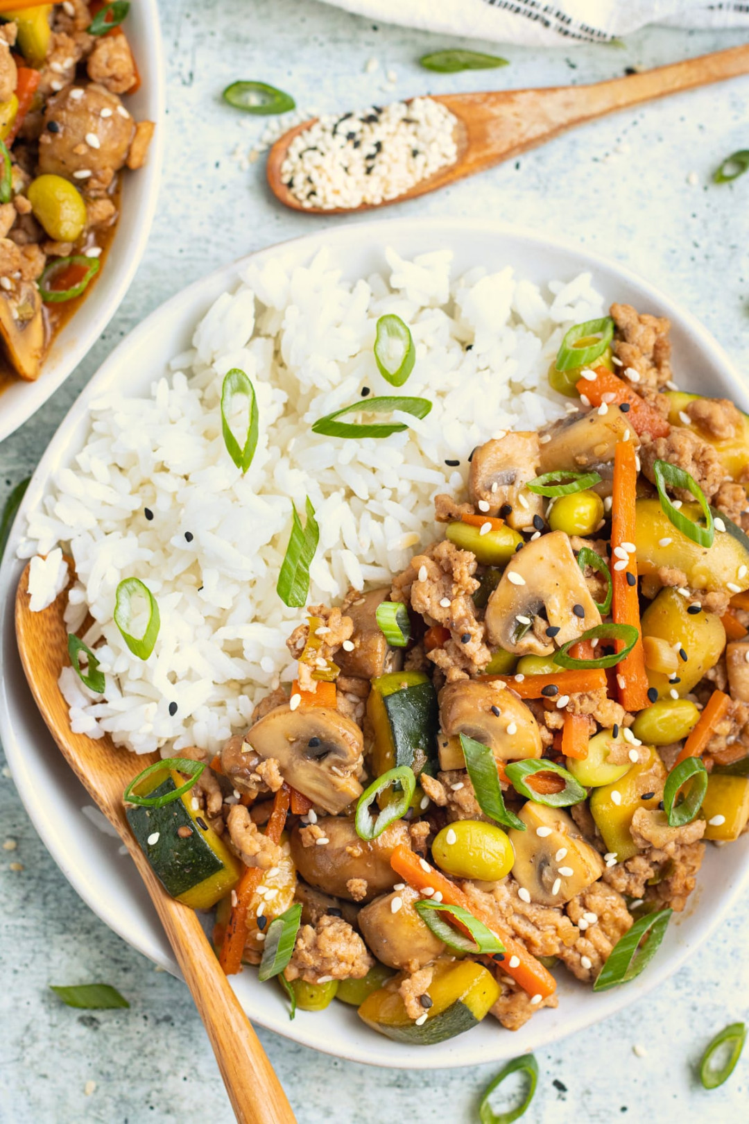 Ground Chicken and Vegetable Stir Fry Ground Chicken and Vegetable Stir Fry