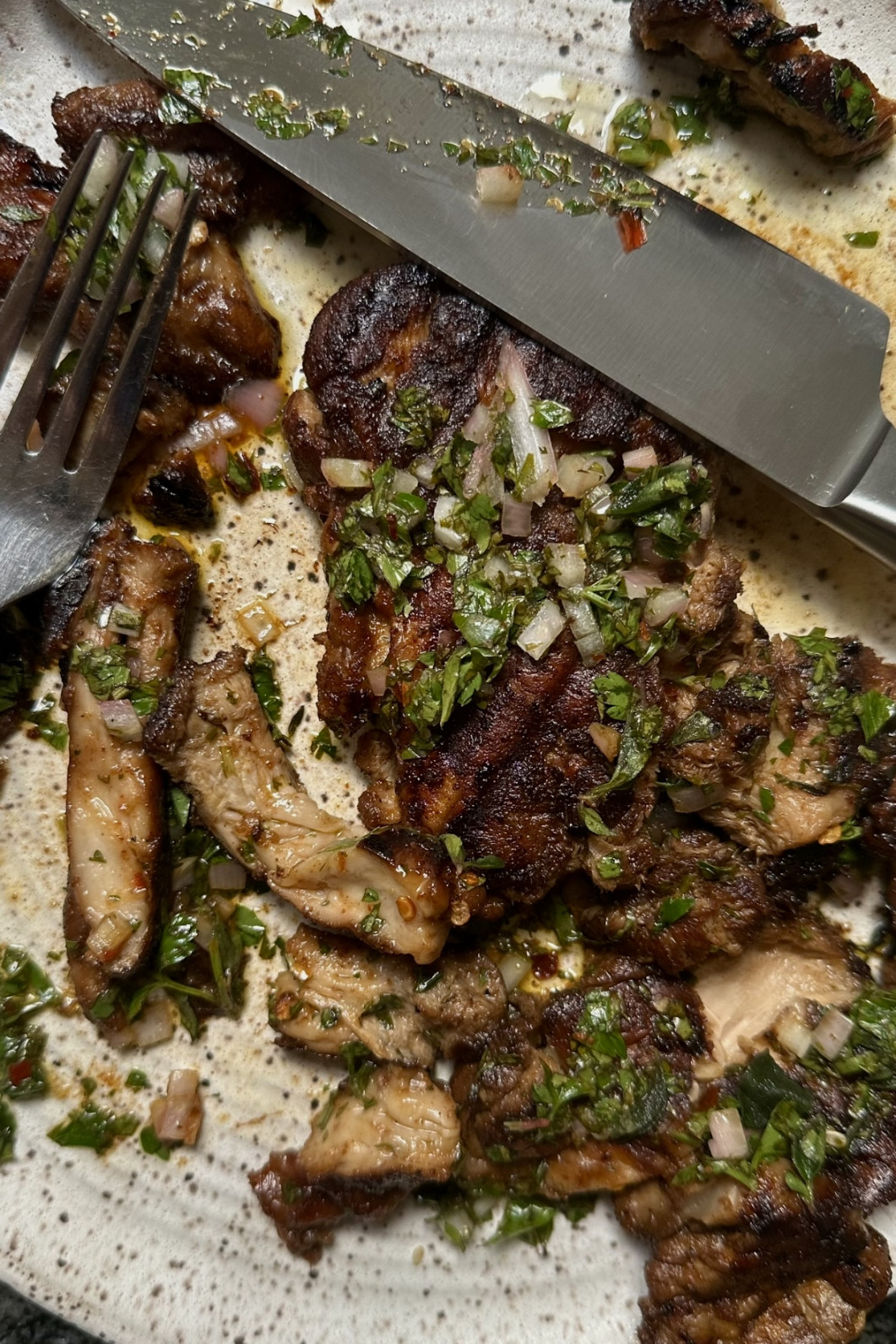 Lions Mane Mushroom Steaks with Chimichurri Lions Mane Mushroom Steaks with Chimichurri