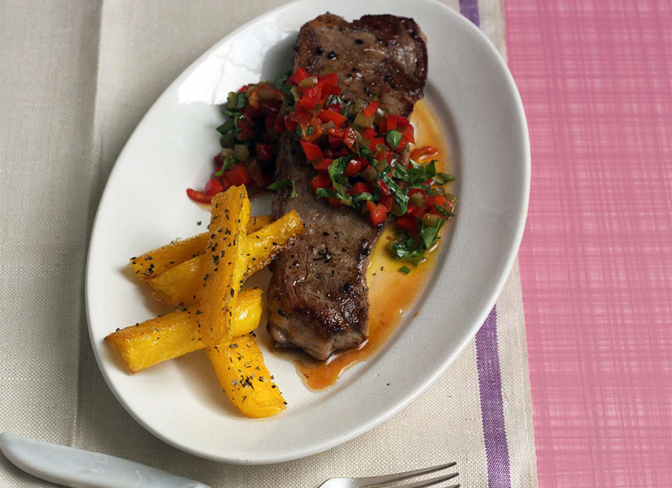 Pan-Fried Shell Steaks Pan-Fried Shell Steaks