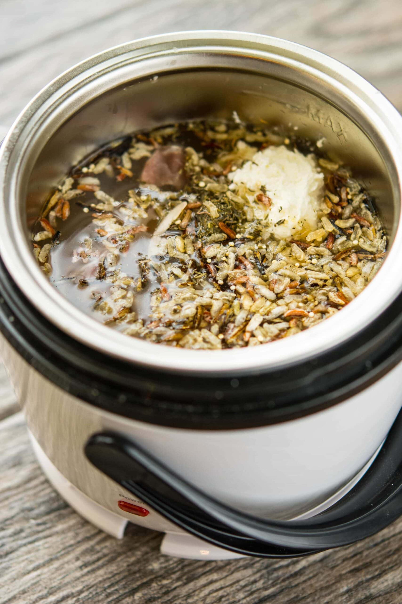 Slow Cooker Lunch Crock Chicken and Wild Rice Soup